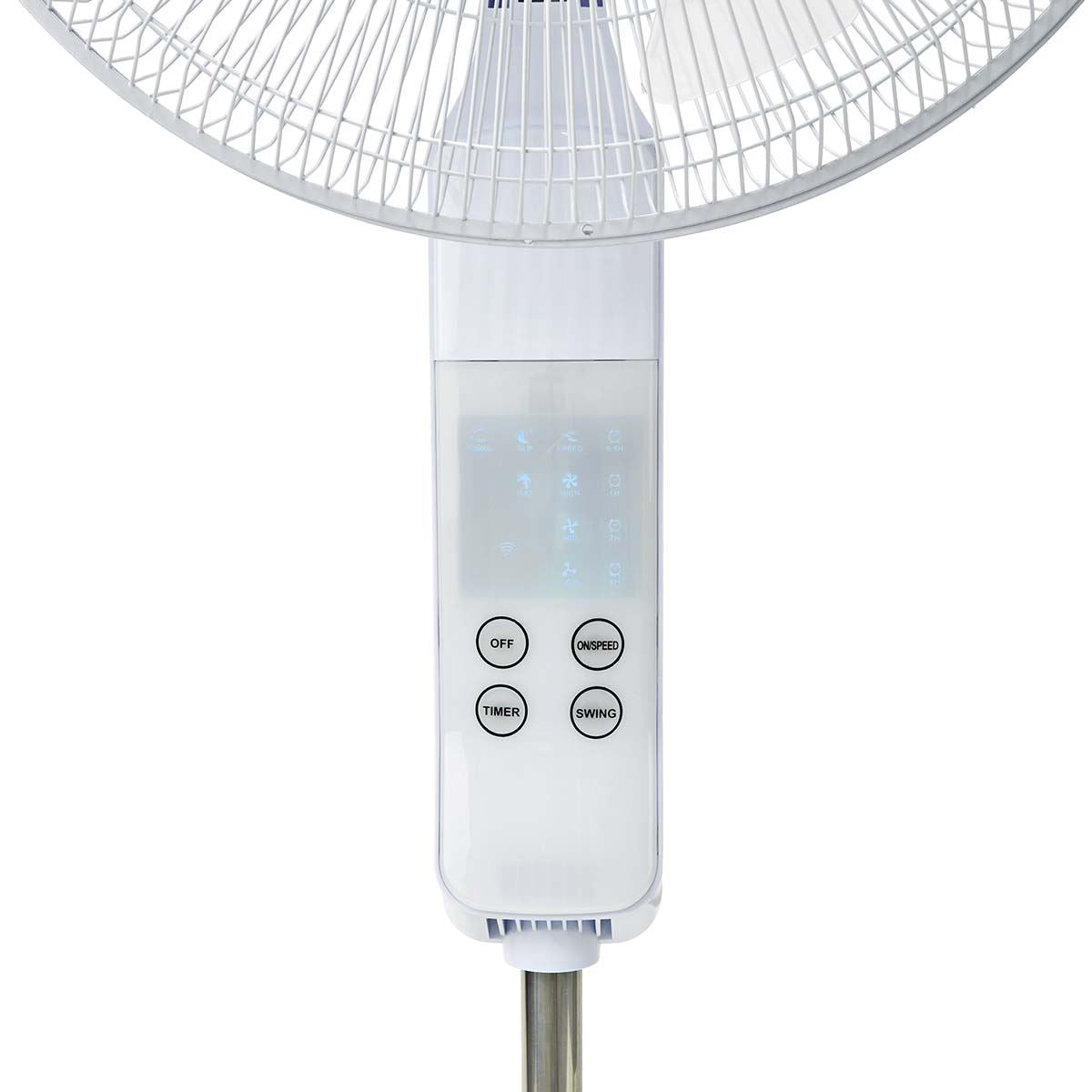 Nedis SmartLife Fan | Wi-Fi | 400 mm | Adjustable height | Rotates automatically | 3-Speed | Timer | Remote control | Android™ / IOS | White
