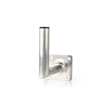 Nedis Satellite Wall Mount | Distance to wall: 250 mm | Diameter clamp: 50 mm | Maximum dish size: 100 cm | Aluminium | Silver