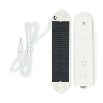 Nedis SmartLife Curtain Robot | Cable System | Panel curtains / Roller blinds / Roman blinds | Mains Powered / Solar Powered | 2000 mAh | Bluetooth® | White