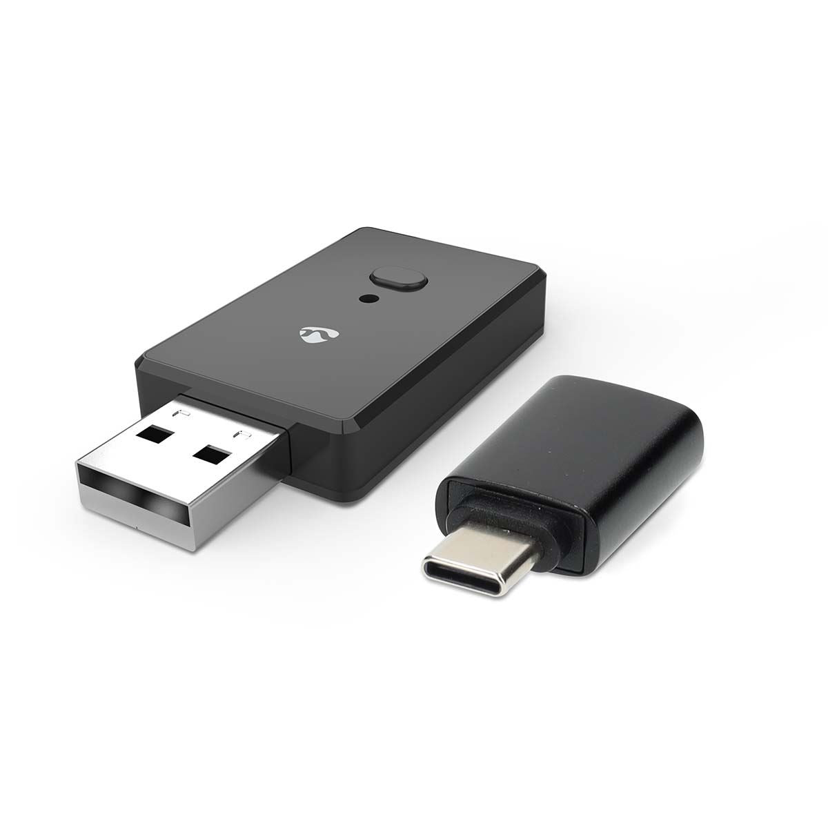 Nedis Wireless Car Audio Adapter | Android Auto / Apple Carplay | AAC / SBC | Black