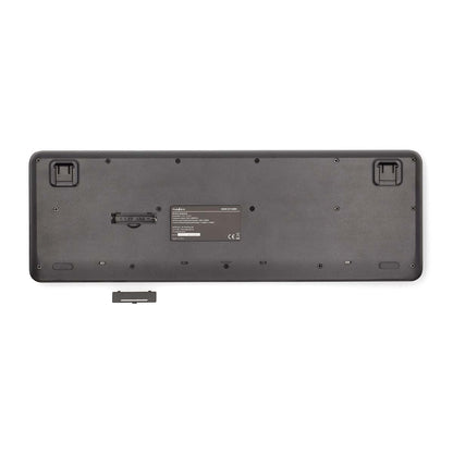Nedis Mouse and Keyboard Set | Wireless | Mouse and keyboard connection: USB | 800 / 1200 / 1600 dpi | Adjustable DPI | AZERTY | FR Layout