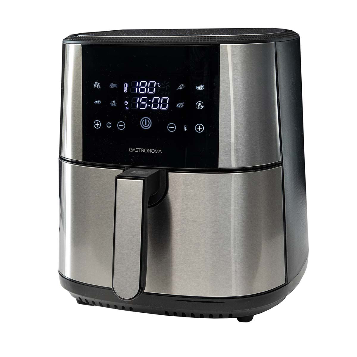Gastronoma 18290007 | Hot Air Fryer 8L | Stainless Steel / Black