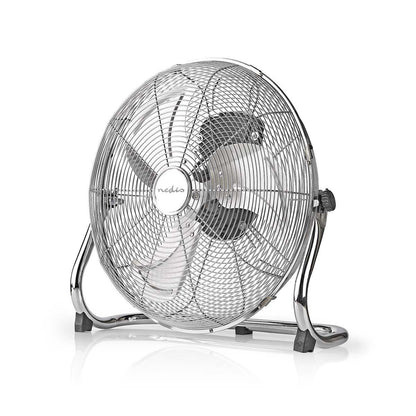 Nedis Floor Fan | 400 mm | 3-Speed | Tiltable | Metal