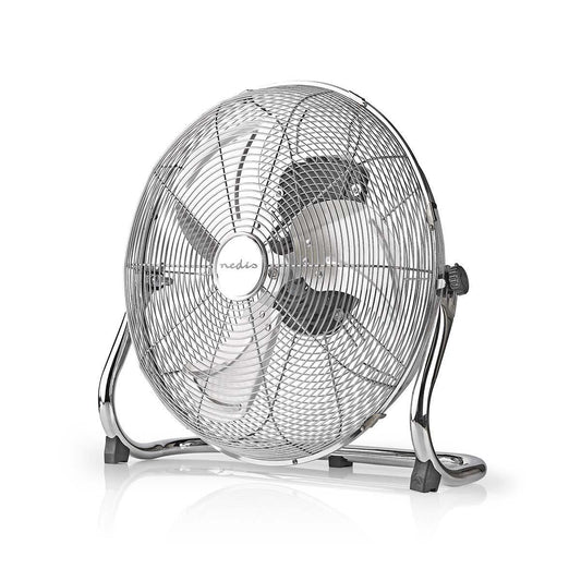 Nedis Floor Fan | 400 mm | 3-Speed | Tiltable | Metal