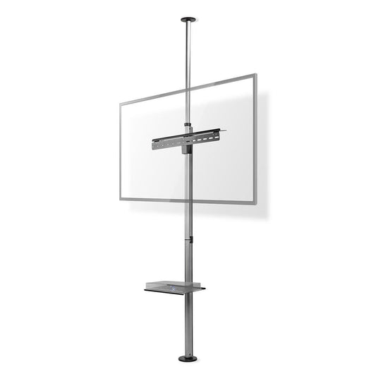 Nedis Full Motion TV Stand | 37 - 70 " | Maximum supported screen weight: 30 kg | Tiltable | Rotatable | Adjustable pre-fixed heights | Aluminium / Steel | Black / Silver