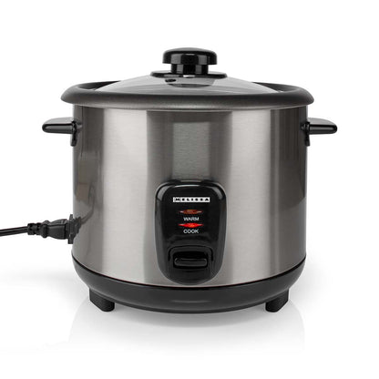 MELISSA Rice Cooker | 1.5 l | 500 W | Non stick coating | Removable bowl | Steamer Basket | Keep-warm function | Auto shut-off