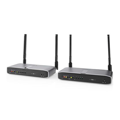 Nedis Wireless HDMI™ Transmitter | Wi-Fi | 5.15 - 5.85 MHz | 100.0 m (line of sight) | Maximum resolution: Full HD 1080p | 6.75 Gbps | IR Return function | ABS | Anthracite