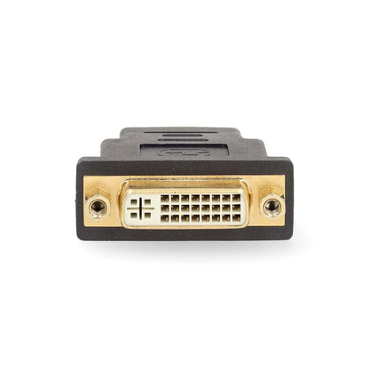 Nedis HDMI™ Adapter | HDMI™ Connector | DVI-D 24+1-Pin Female | Gold Plated | Straight | ABS | Anthracite | 1 pcs | Box