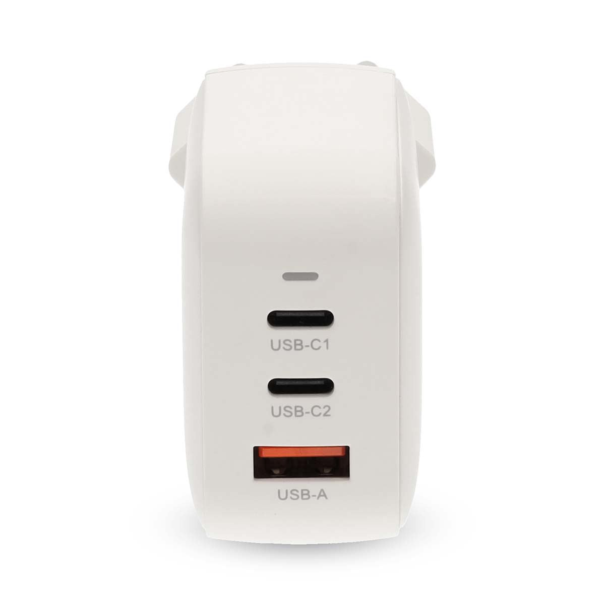 Nedis Wall Charger | 70 W | GaN | PD3.0 | Quick charge feature | 1.5 / 2.25 / 2.5 / 3.0 / 3.5 A | Number of outputs: 3 | USB-A / 2x USB-C™ | Automatic Voltage Selection | White