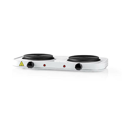 Nedis Electric Cooking Plates | Cooking zones: 2 | 2000 W | Overheating protection | White