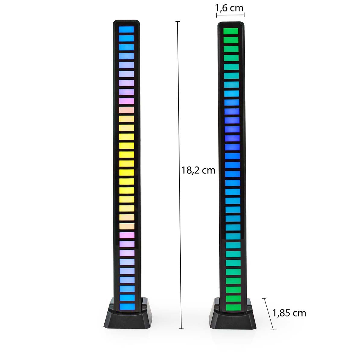 Nedis Gaming Light | RGB | Battery Powered | Used for: Desktop / Notebook | Black