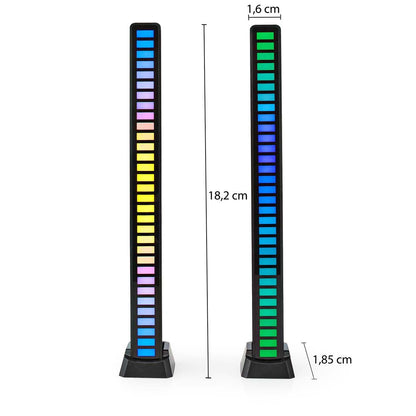 Nedis Gaming Light | RGB | Battery Powered | Used for: Desktop / Notebook | Black