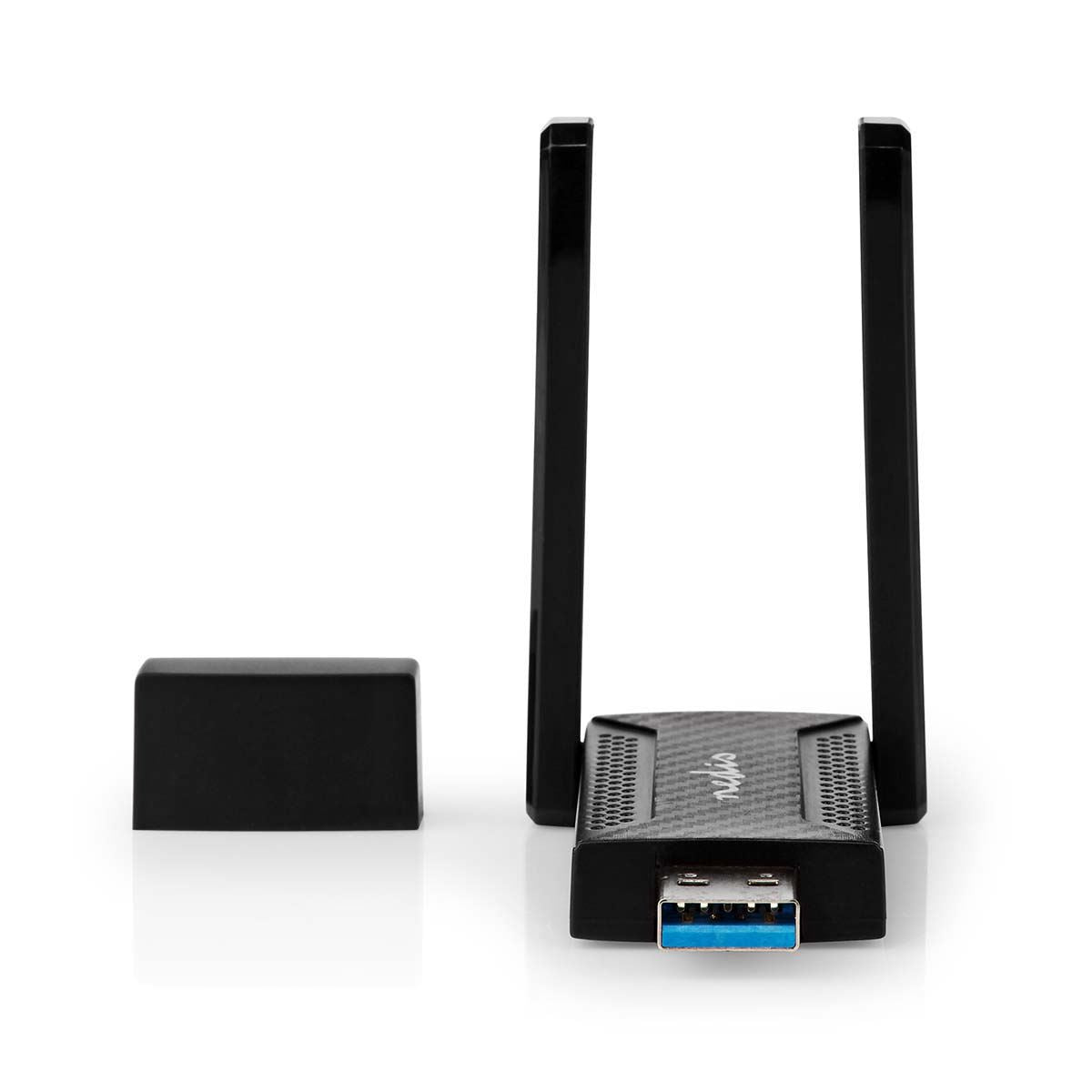 Nedis Network Dongle | Wi-Fi | AC1200 | 2.4/5 GHz (Dual Band) | USB3.0 | Wi-Fi speed total: 1200 Mbps | Windows 10 / Windows 11 / Windows 8