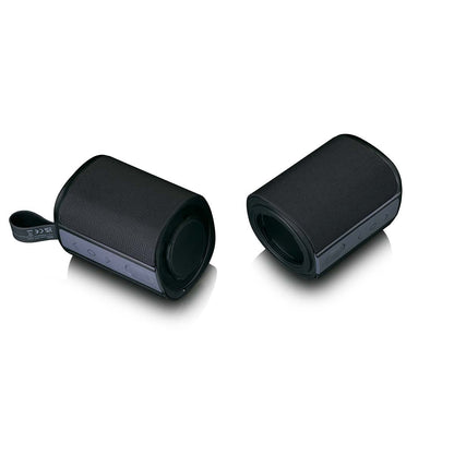 Lenco BTP-400BK | 2-in-1 | 2 x 10W TWS Bluetooth® 5.0 Speakers | IPX7 | Balck