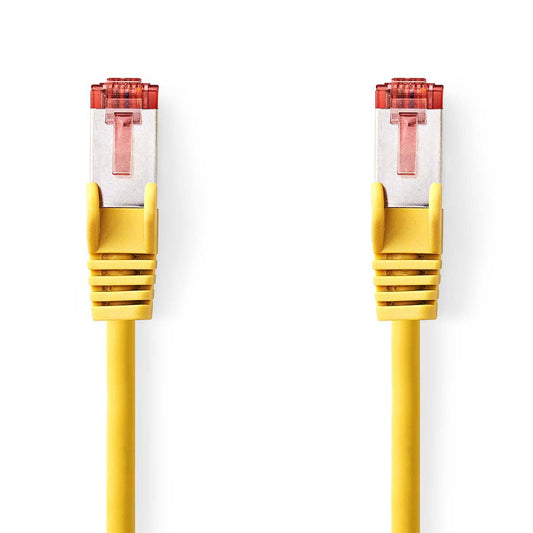 Nedis CAT6 Network Cable | RJ45 Male | RJ45 Male | S/FTP | 2.00 m | Round | LSZH | Yellow | Envelope