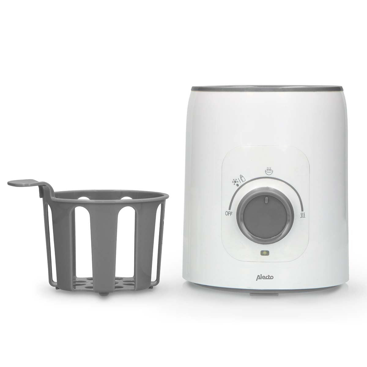 Alecto Bottle Safe Warmer with Temperature Adjustment - White