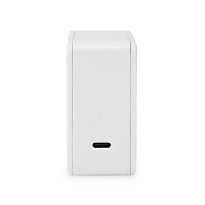 Nedis Wall Charger | 100 W | GaN | Quick charge feature | 3.0 / 5.0 A | Number of outputs: 1 | USB-C™ | Automatic Voltage Selection | White