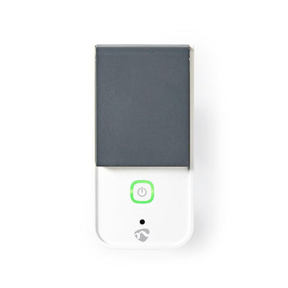 Nedis SmartLife Smart Plug | Wi-Fi | IP44 | Power meter | 3680 W | Type E (CEE 7/6) | -30 - 40 °C | Android™ / IOS | Grey / White | 1 pcs