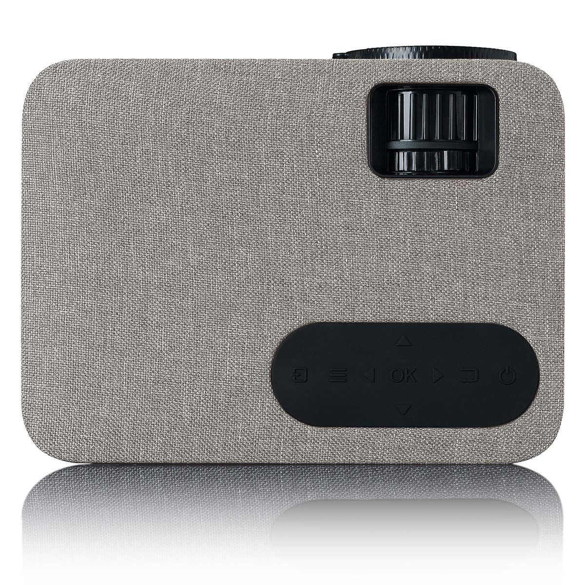Lenco HD 720P LCD Projector with Bluetooth Grey