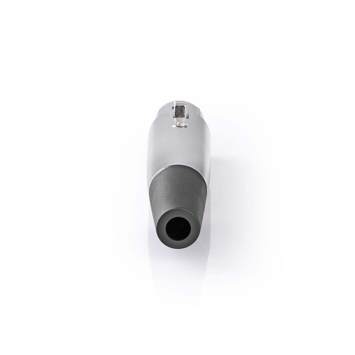 Nedis CAVC15902ME | XLR Connector | Straight | Female | Nickel Plated | Soldering | Cable input diameter: 7.0 mm | Metal | Silver | 25 pcs | Polybag
