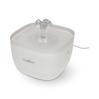 Nedis PETWF21WT | Drinking fountain for cats and dogs | 2.0 l | 40 dB | 1.50 m | Water Fountain | 1 pcs