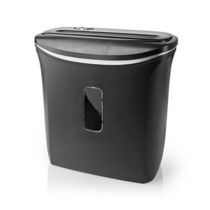 Nedis Paper Shredder | Cross Cut | 6x A4 pages | 12 l | Safety standard: DIN 4 | 300 W | Black