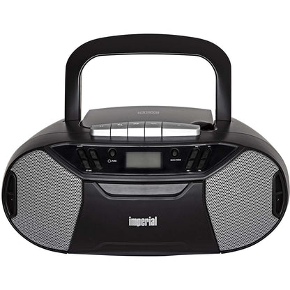 Imperial PBB 1 Compact Portable Boombox with CD player, Cassette deck and FM radio