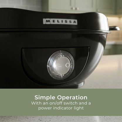 MELISSA Egg boiler | 7 Eggs | 360w | Transparent button | Black