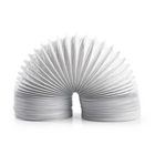 Nedis PVC Air Outlet Hose | 127 mm | 6.00 m | Suitable for: Air Ventilation / Tumble Dryers | White