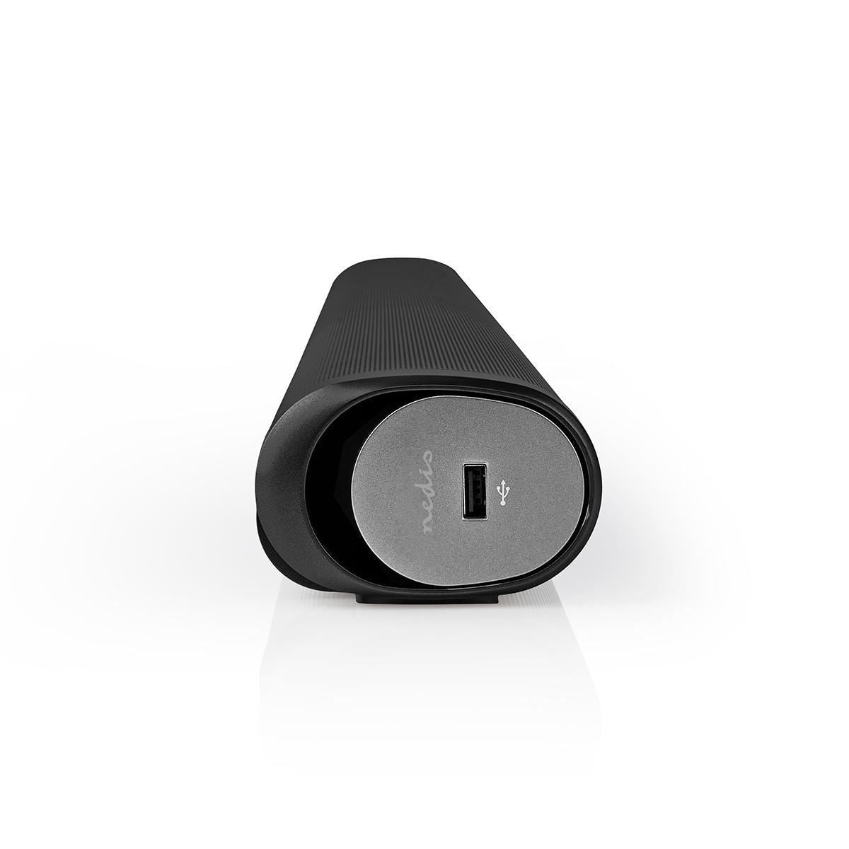 Nedis Soundbar | 2.0 | DSP Programs | 135 W | 1x 3.5 mm / 1x Coax Audio / 1x Optical / 1x USB | 1x HDMI (with ARC) | Bluetooth® | Mountable | Black / Dark Grey