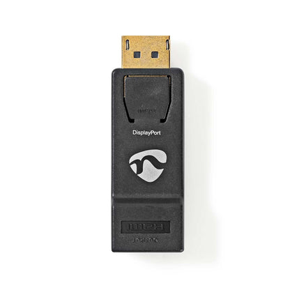 Nedis DisplayPort Adapter | DisplayPort Male | HDMI™ Output | 4K@30Hz | Gold Plated | Straight | Round | ABS | ABS | Anthracite | Box