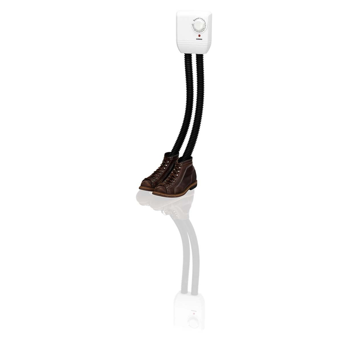 MELISSA Shoe dryer with two hoses for one pair of shoes or boots 250W White