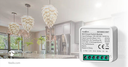 Nedis SmartLife Power Switch | Wi-Fi | 3680 W | Terminal Connection | App available for: Android™ / IOS