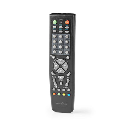 Nedis Universal Remote Control | Preprogrammed | 10 Devices | Memory Buttons / TV Guide Button | Infrared | Black | HS01955