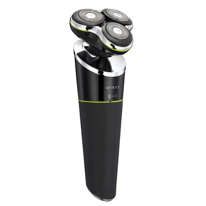 MELISSA Rechargable Electric Razor for Men | 3 Head | Charge Holder | 60 Min Run-Time | Black