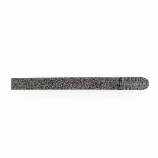 Nedis Hook and Loop Cable Binder | Polybag | Grey | 10 pcs