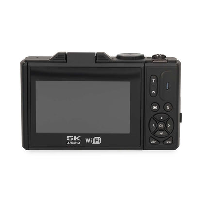 Nedis PCAM2570BK | Digital Photo Camera | Flip Screen | 75 MPixel | 5K@15fps | 16 MP | Black
