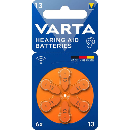 Varta Hearing Aid Batteries Type 13 6-Blister