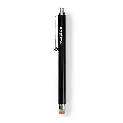 Nedis Stylus | Used for: Smartphone / Tablet | Copper-Cloth Tip | 1 pcs | With clip | Black