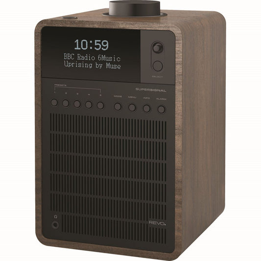 REVO SuperSignal DAB+ / FM / Bluetooth Combo Radio Walnut-Black