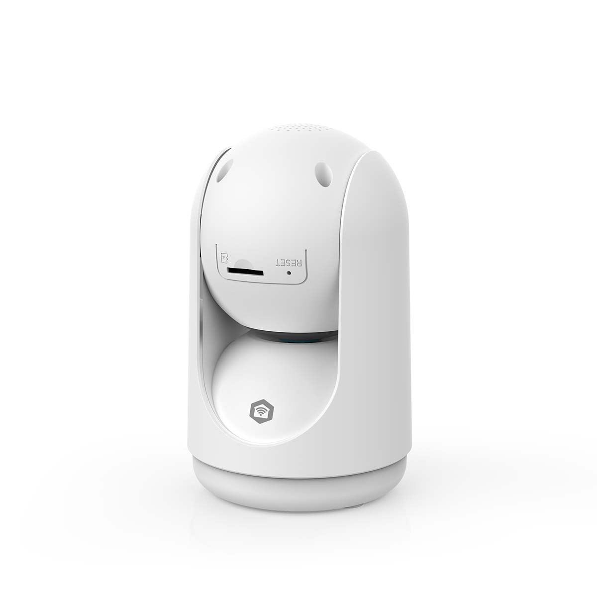 Nedis SmartLife Indoor Camera | Wi-Fi | 3MP Full HD 1296p | Pan tilt | Cloud Storage (optional) / microSD (not included) / Onvif | With motion sensor | Night vision | White
