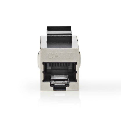 Nedis Network Coupler | CAT6a / CAT7 | Shielded | RJ45 Female | RJ45 Female | Straight | Metal | Box