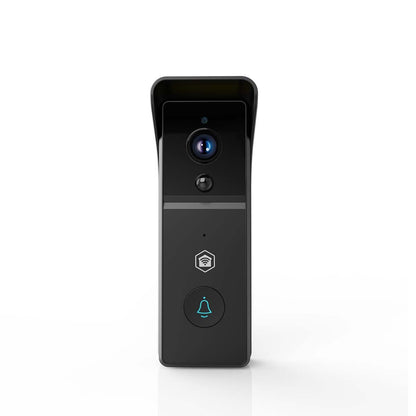Nedis SmartLife Video Doorbell | Wi-Fi | Battery Powered | 3MP Full HD 1296p | Cloud Storage (optional) / microSD (not included) | IP44 | With motion sensor | Night vision | Black
