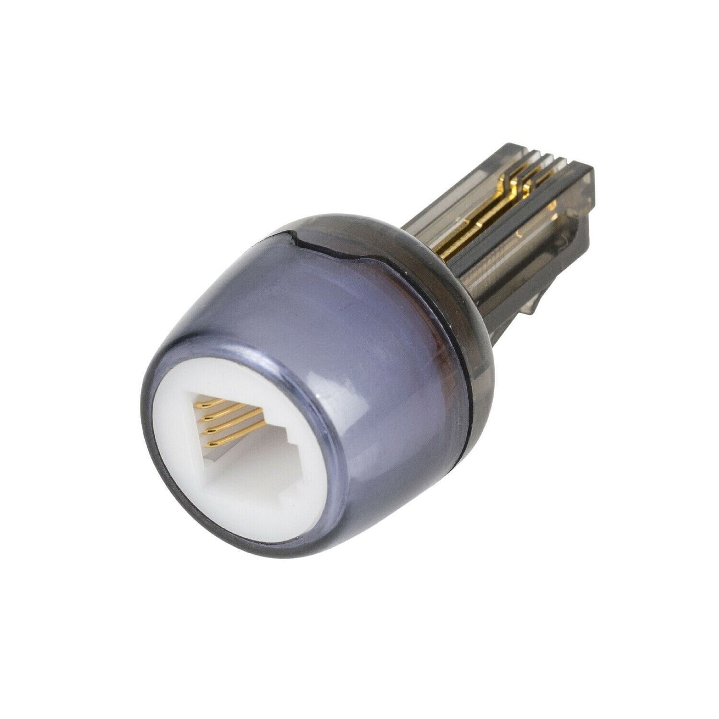 Nedis Anti-Twist Telecom Adapter | Connector type: RJ10 | Adapter type: Adapter | PVC | Black / Transparent