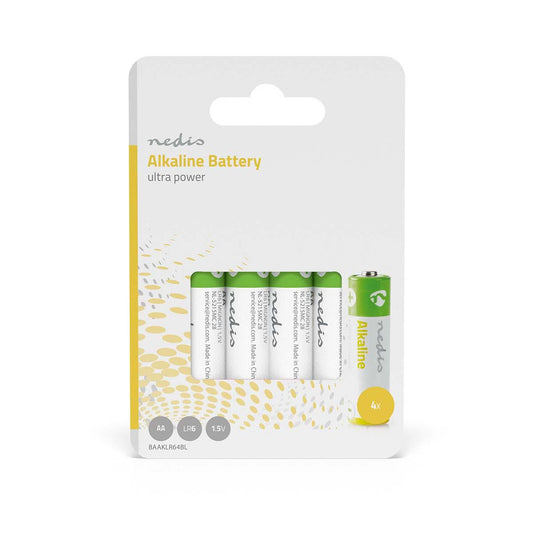 Nedis Alkaline Battery AA | 1.5 V DC | 4-Pack