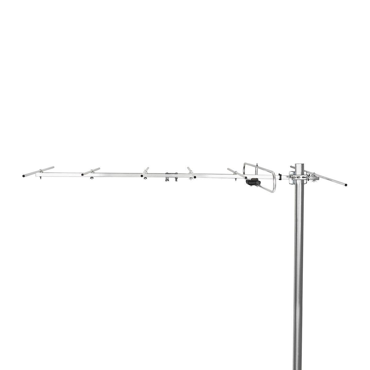 Nedis Outdoor Antenna | VHF | Reception range: ≥50 km | Gain: 13 dB | 75 Ohm | Antenna length: 1348 mm | Aluminium