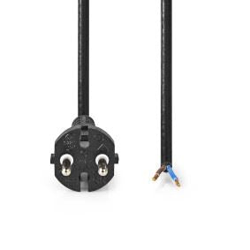 Nedis Bare End Power Cord | 15.0 m | CEE 7/17 | 250 V AC | 16 A | Black | PVC