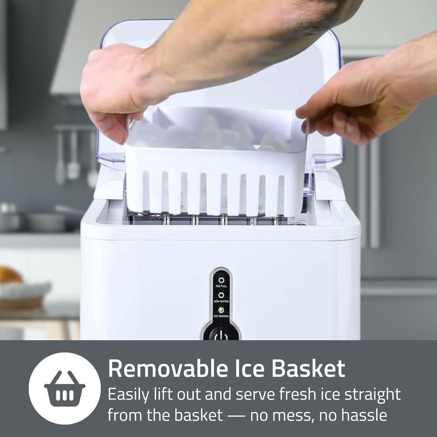 Nedis Ice Cube Maker | 1.5 l | 12 kg | Plastic