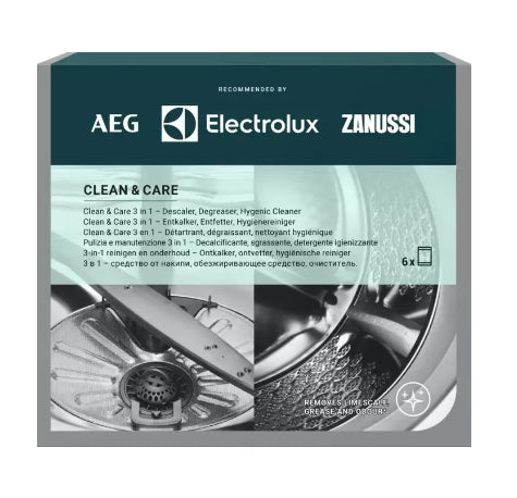 Electrolux M2GCP600 Clean & Care 3-in-1 for washing machines and dishwashers - 6 sachets