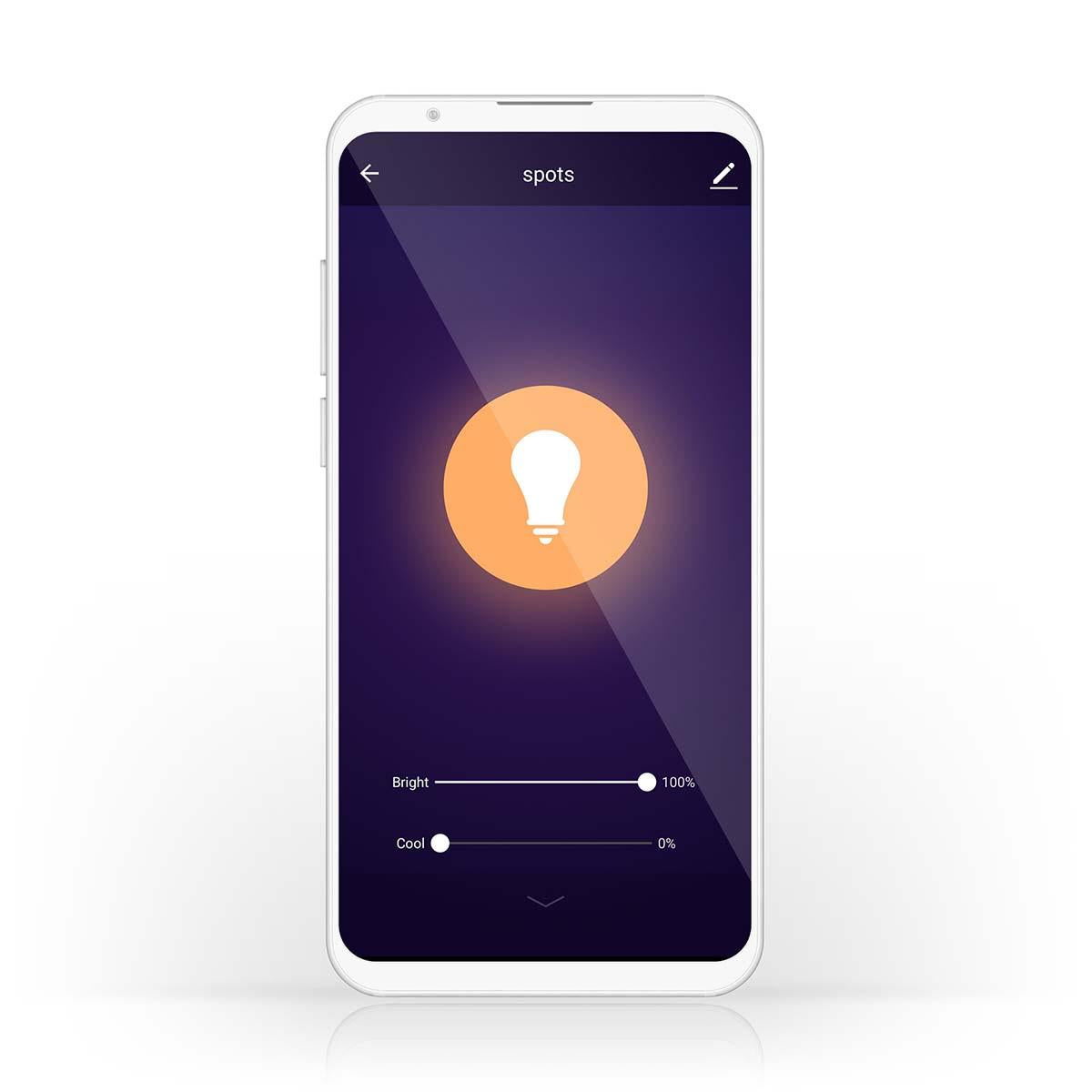 Nedis SmartLife LED Bulb | Wi-Fi | E27 | 806 lm | 9 W | Warm to Cool White | 2700 - 6500 K | Android™ / IOS | Bulb | 3 pcs